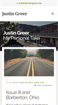 Mobile Screenshot of justin-greer.com